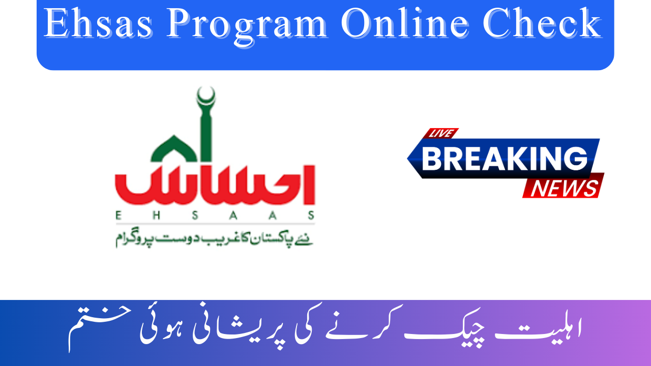 Ehsaas Program Online Check