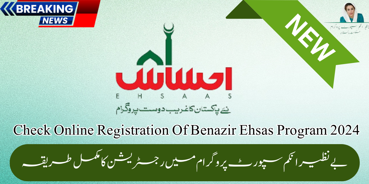 Online Registration Ehsaas Benazir