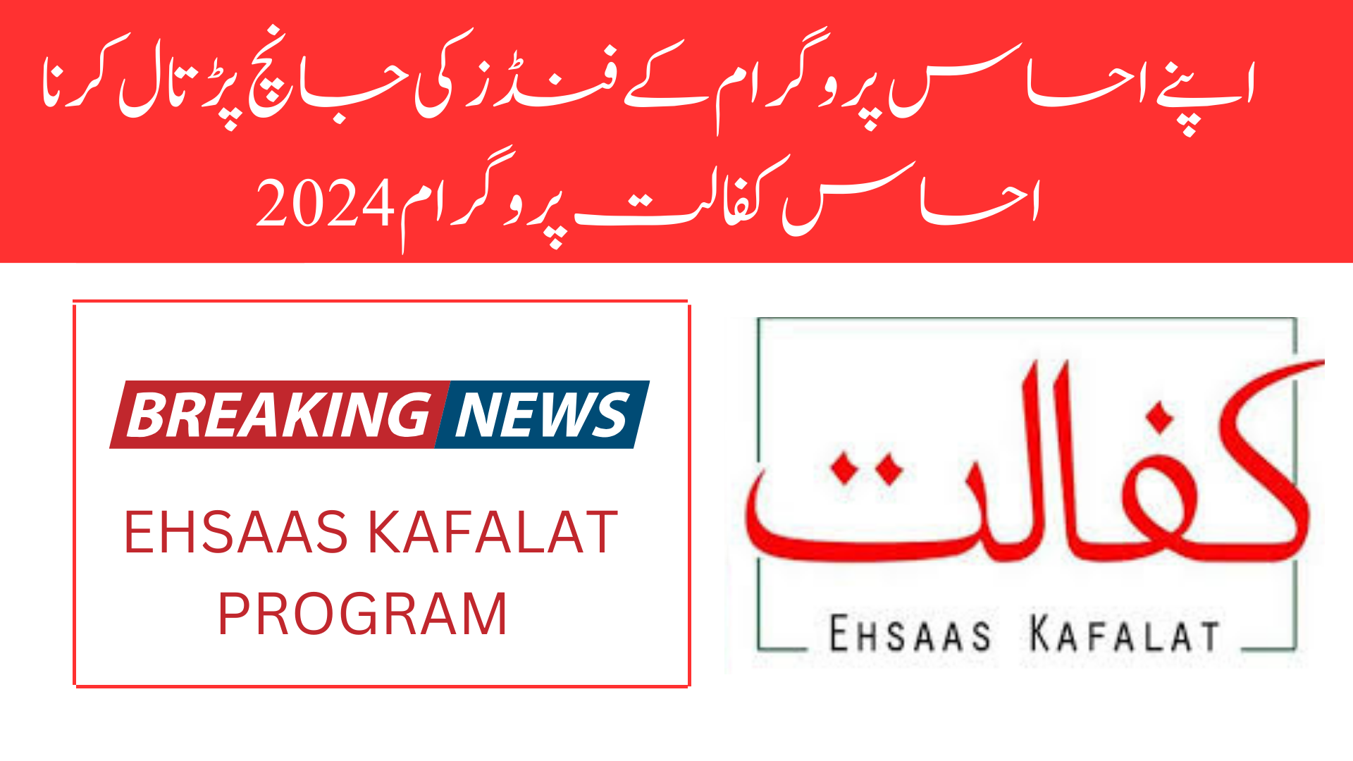 Ehsaas Program Funds