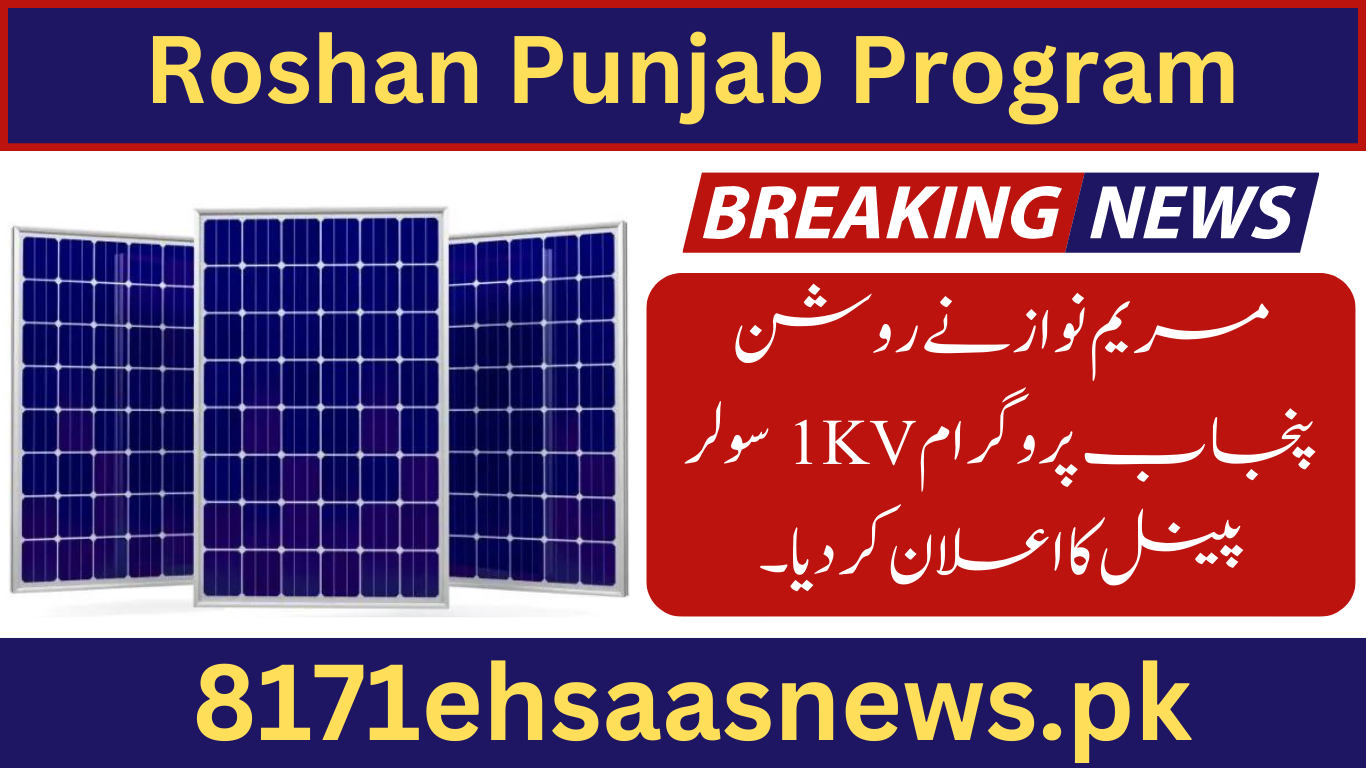 Roshan Program 1KV Solar Panel 