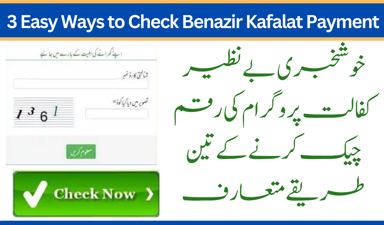 Check Benazir Kafalat Payment
