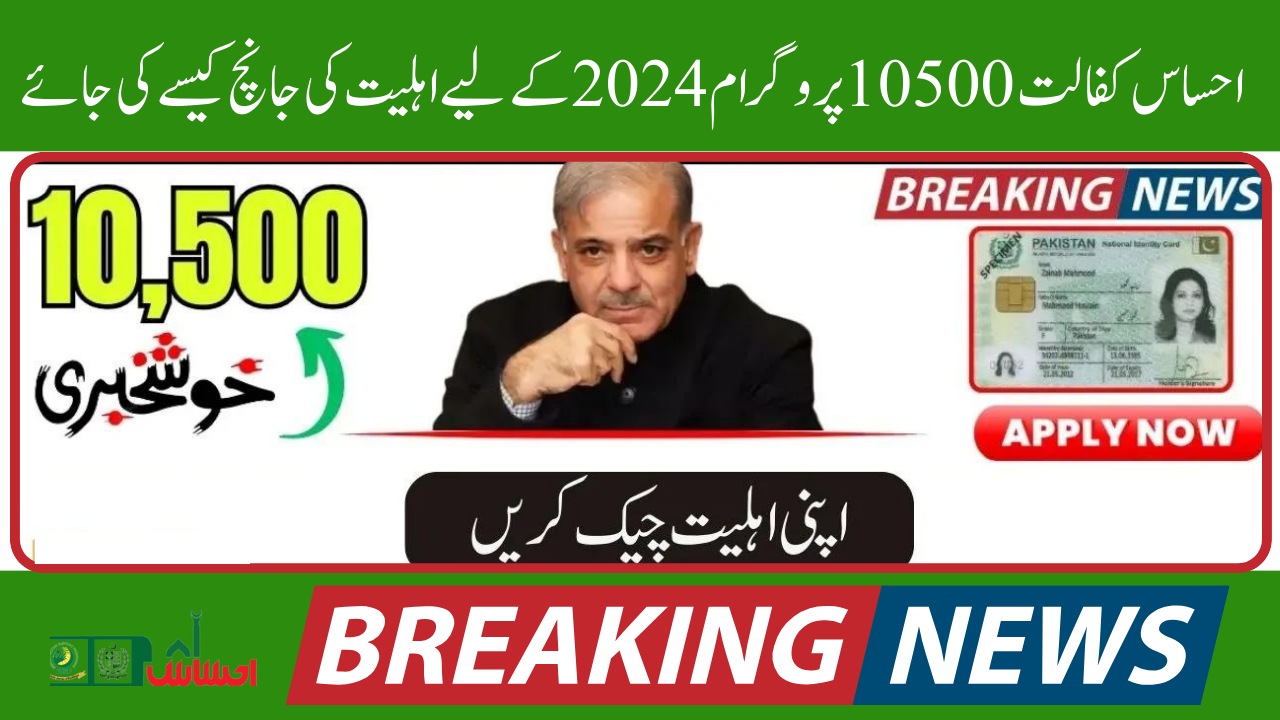 Ehsaas Kafalat 10500 Program 2024